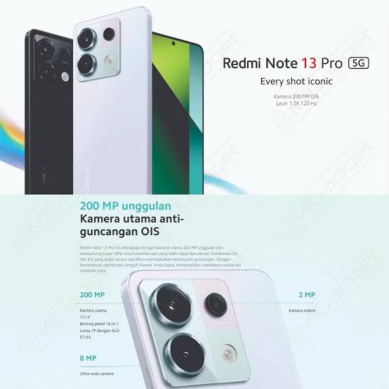 Daftar Saingan Berat HP Xiaomi Redmi Note 13 Pro 5G